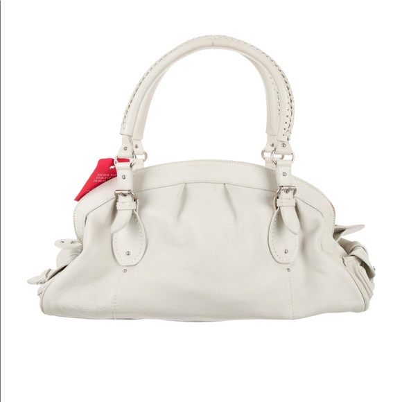 Gently used white Christian Dior purse - Picture 5 of 6